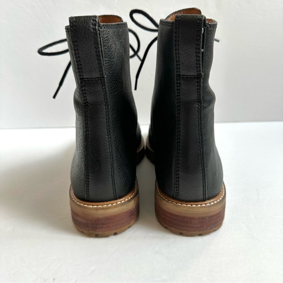Madewell The Clair Lace-Up Boot in Black Leather 8 - Picture 7 of 15